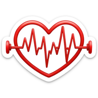 Heartbeat  sticker