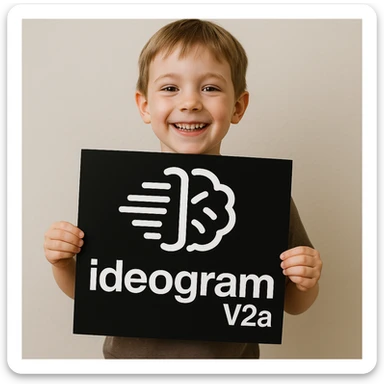 make drawing of a child holding a poster of this image sticker
