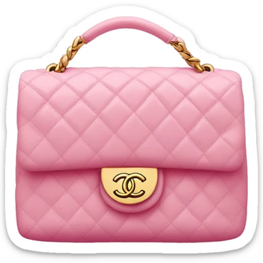 pink Chanel bag sticker