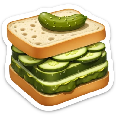 pickle sandwich sticker