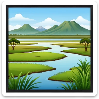 ibera corrientes argentina sin montañas sticker