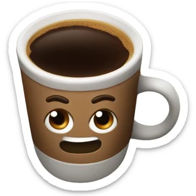 Coffee sticker