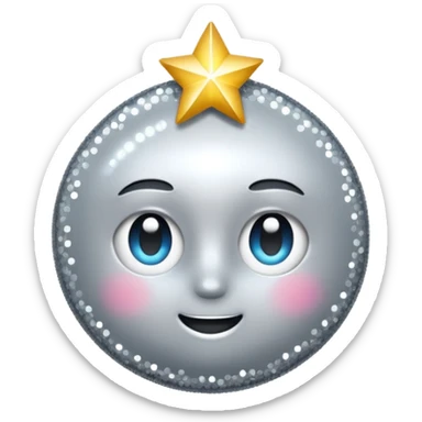 A sparkle that is silver ✨ sticker