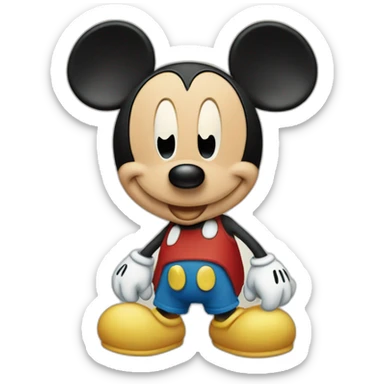 Mickey sticker