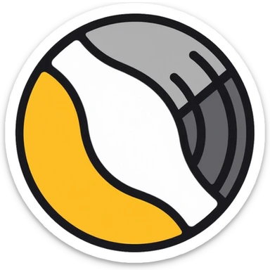 multicolored soundproofing sheets in yellow, white, black and gray with wavy pattern sticker