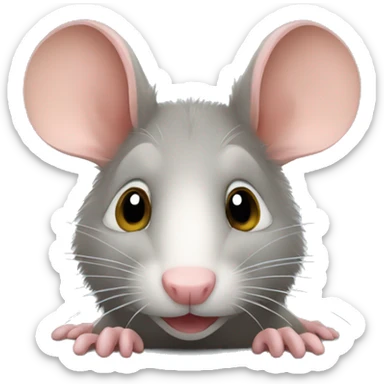 Rat qui s'appelle mikka sticker
