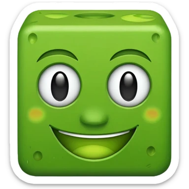 Creeper emoji sticker