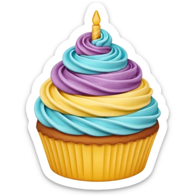 Cake topping sticker