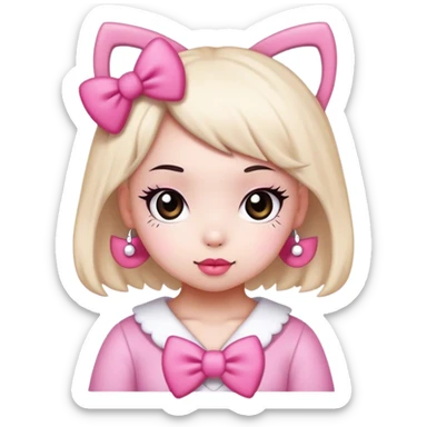 Hello kitty kuromi sticker