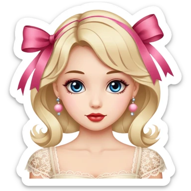 Girl coquette sticker