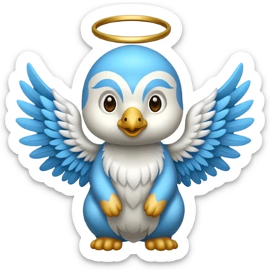 un animal ange de mongolie sticker