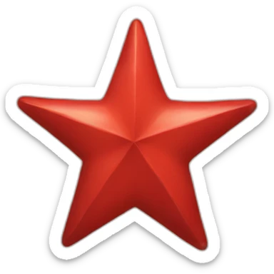 red star sticker