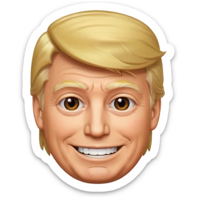 Donald Trump president sticker