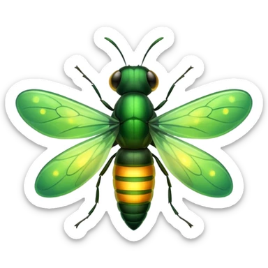 une luciole bien lumineusz sticker