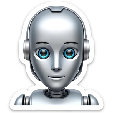 Robot assistant named Echo sticker