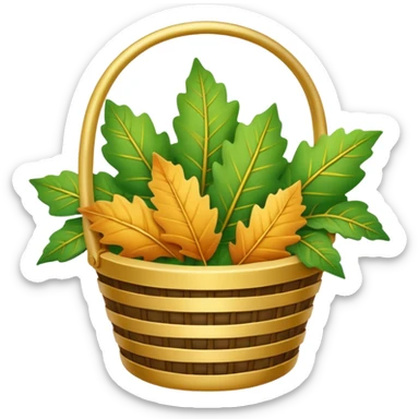 Breeze + leaf basket,Sky Gardener. sticker