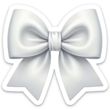 lazo blanco coquett sticker