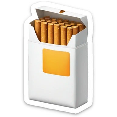 cigarette pack sticker