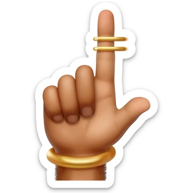 Krishna Sudharshan checkra on finger sticker