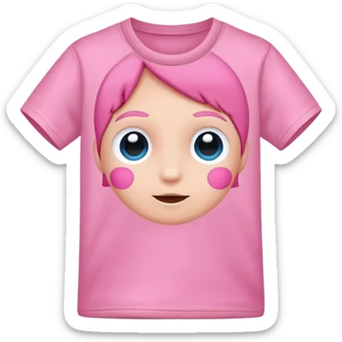 Pink kid teeshirt  sticker