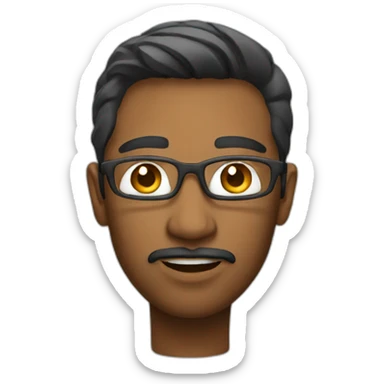 Creative Director face sticker