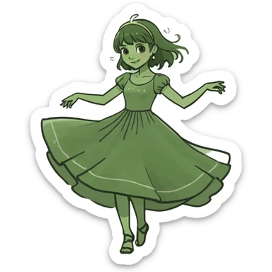 Dance Girl sticker