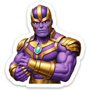 Infinity gauntlet Thanos sticker