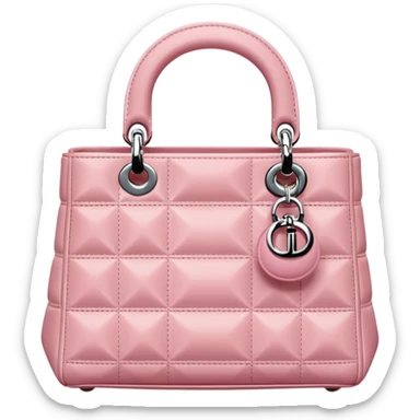 Pink Dior bag sticker