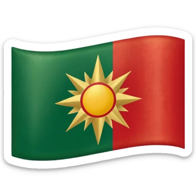 Kürdistan flag sticker