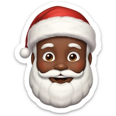 Père Noël noir  sticker