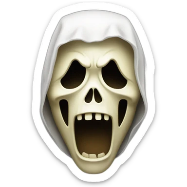 ghostface scream 6 sticker