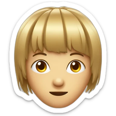 bangs head against a wall sticker