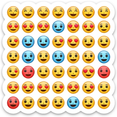 Aesthetic emoji's sticker