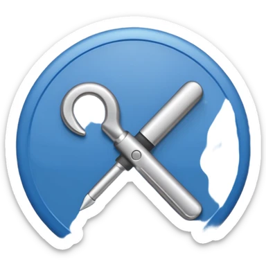 Emoji de verificación azul de tik tok pero que no salga la puntita de la verificación de la tilde que salga todo redondo  sticker