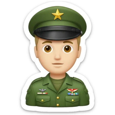 Army man  sticker