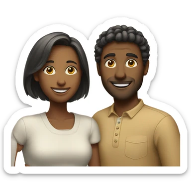 Me with my boyfriend  sticker