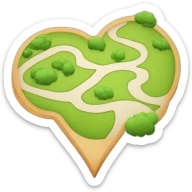 map marker shape, category food, white bg, w h 80% sticker