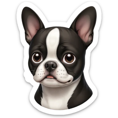 Boston terrier sticker