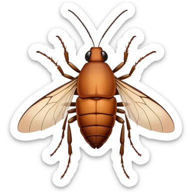 Ugly roach sticker