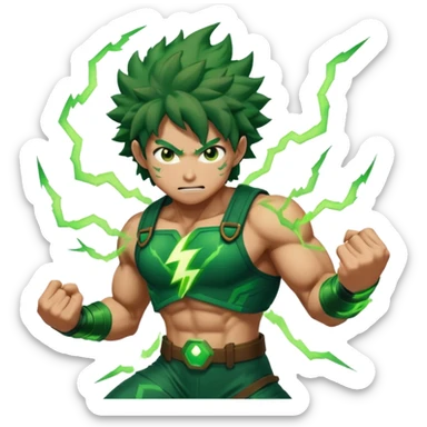 Deku smash sticker
