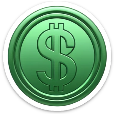 can you make an app logo with a dollar sign on it sticker