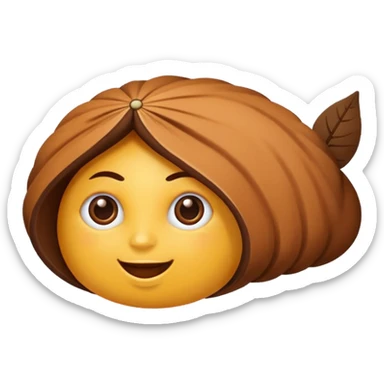 uma madeira com cara de sticker