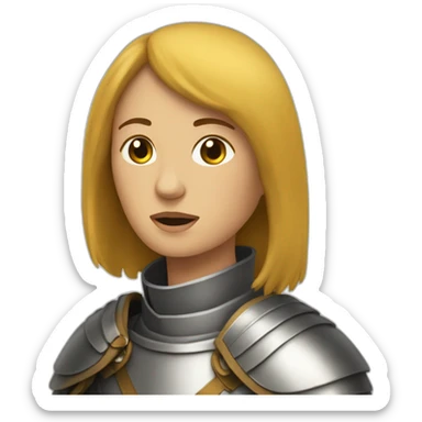 Joan of arc sticker