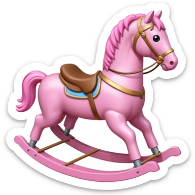 pink Rocking Horse sticker