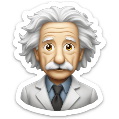 Einstein qui fait un clin d’œil  sticker