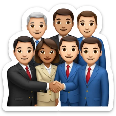 politicos de colombia sticker