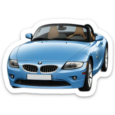 BMW z4 azul sticker