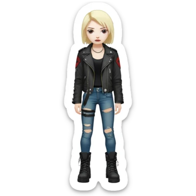 Russian underground fashion sticker