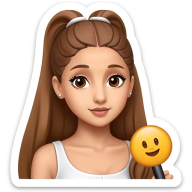 Ariana grande head sticker