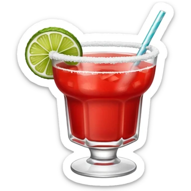 Red margarita sticker